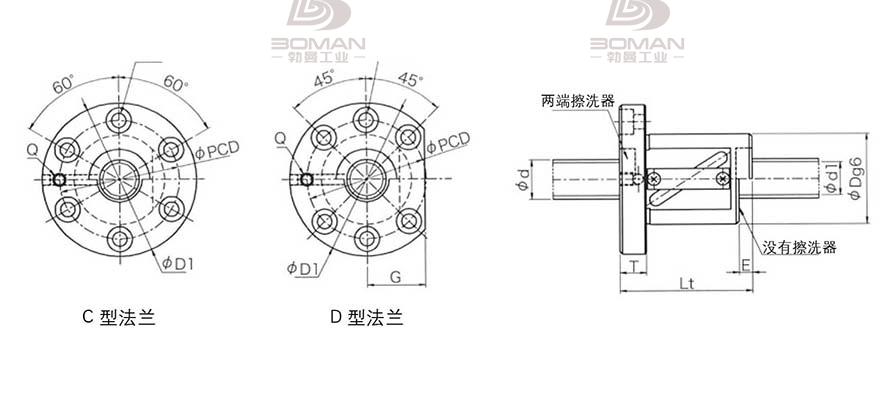 KURODA GR4520GS-DAPR 黑田精工丝杆规格说明
