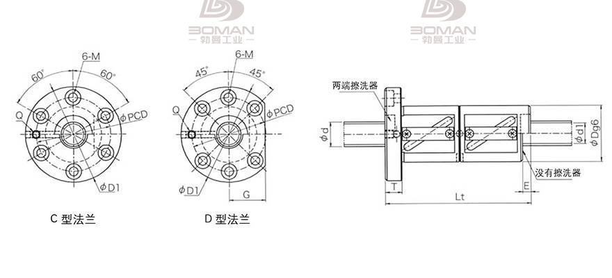 KURODA GR4008DD-CALR 黑田丝杠与thk丝杠